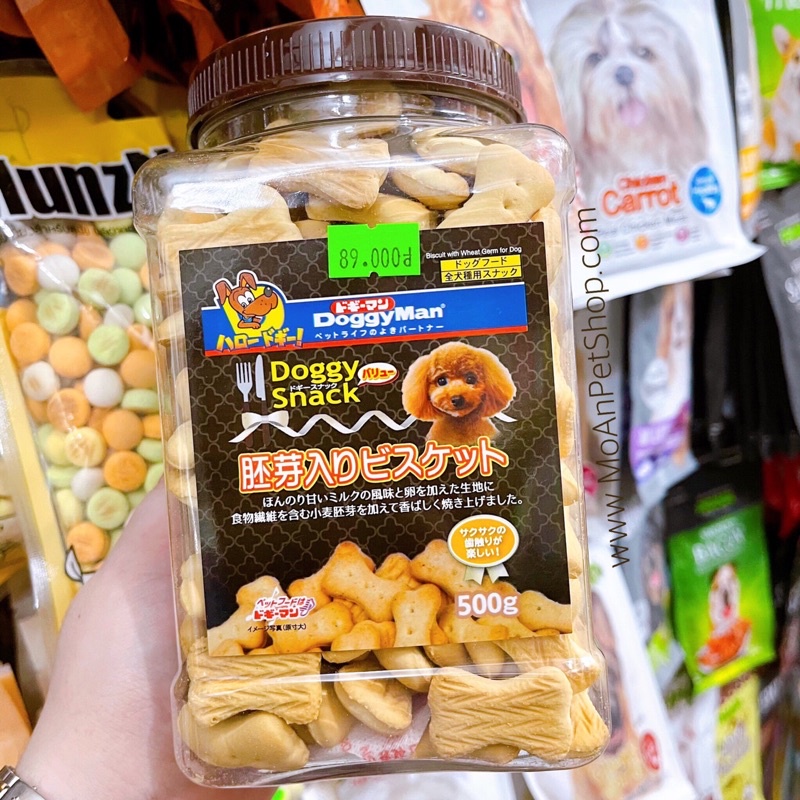Bánh Qui Ngũ Cốc DoggyMan 500g cho Cún mọi lứa tuổi