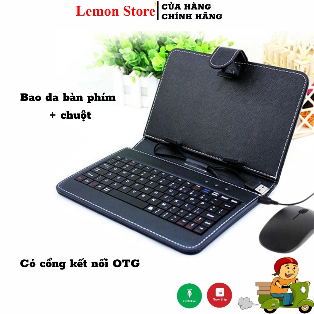 ✔️  Bao Da + Bàn Phím Kèm Chuột Cao Cấp - Chơi GAME Max Mượt - Đẳng Cấp - Phù Hợp Hầu Hết Điện Thoại Android - Uy Tín