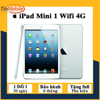 Máy tính bảng Apple iPad mini 1 Cellular - Hàng cũ - 16GB, Wifi + 3G/ 4G, 7.9 inch