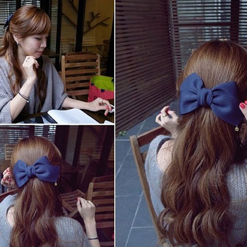 Nơ to kẹp tóc dành cho nữ.