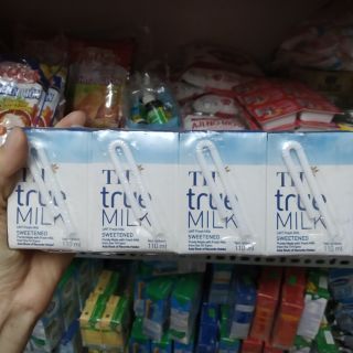 Vỉ sữa tươi có đường TH TRUE MILK 4 hộp 110ml
