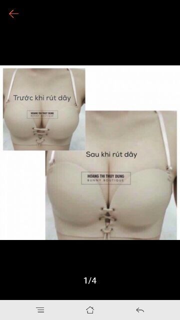 ÁO LÓT BÀN TAY DÂY RÚT NÂNG NGỰC ĐẸP  MS368