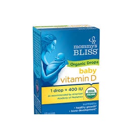 ( Hàng Mỹ ) Vitamin D3 Mommy Bliss organic (trẻ từ sơ sinh) date 1/2024
