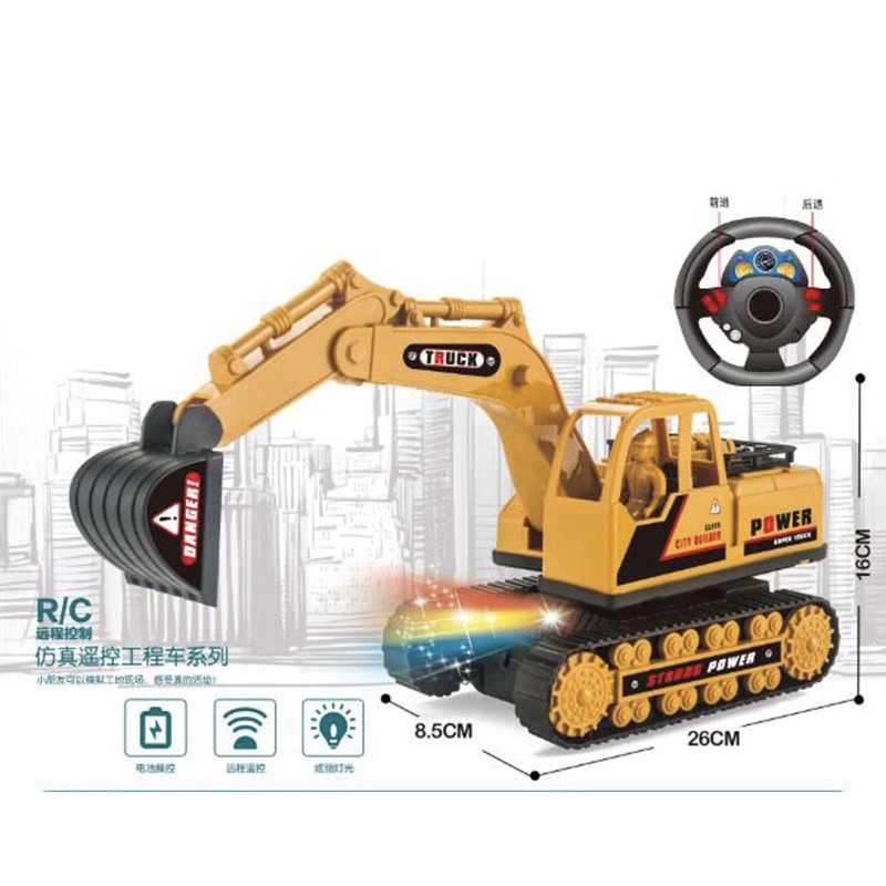 Đồ Chơi Máy Xúc Điều Khiển Từ Xa Cho Bé Thỏa Sức Khám Phá Thế Giới Xung Quanh “Giá Rẻ Chất Lượng” [0306-20]