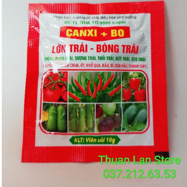 Canxi Bo - Phân Bón Vi Lượng Có Chất Điều Hoà Sinh Trưởng Chống Rụng Nụ, Trái Non Dạng Viên