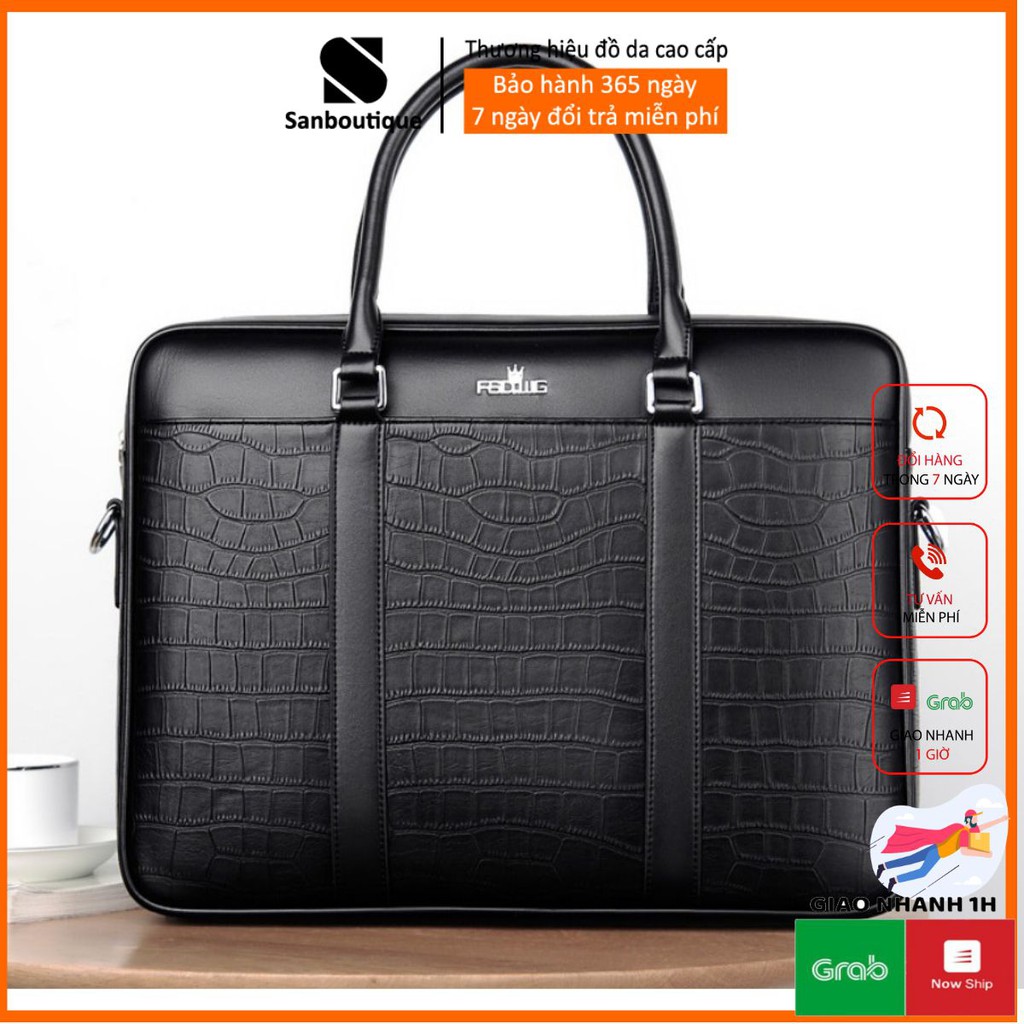 {HÀNG SIÊU CẤP}Cặp da cao cấp.Túi da công sở vân cá sấu.Cặp da laptop siêu đẹp mẫu mới nhất năm {2021} | BigBuy360 - bigbuy360.vn
