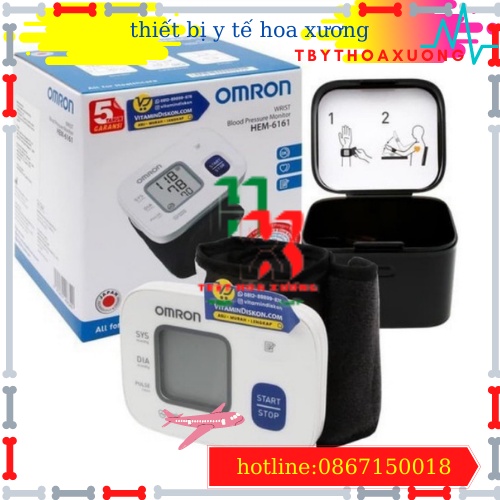 Máy Đo Huyết Áp Cổ Tay Omron - HEM-6161