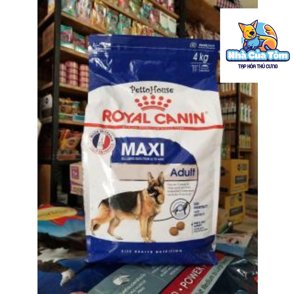 [THANH LÝ - DATE 17/08/2022] Royal Canin Maxi Adult hạt cho chó trưởng thành giống lớn 26-44kg | Bao 4kg