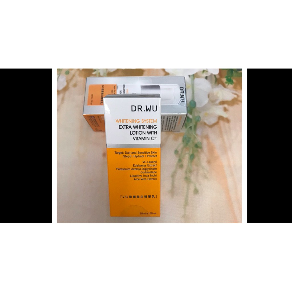 Bộ dưỡng da sáng da mờ thâm vitC dr.wu ( chat với shop trước khi mua hàng)