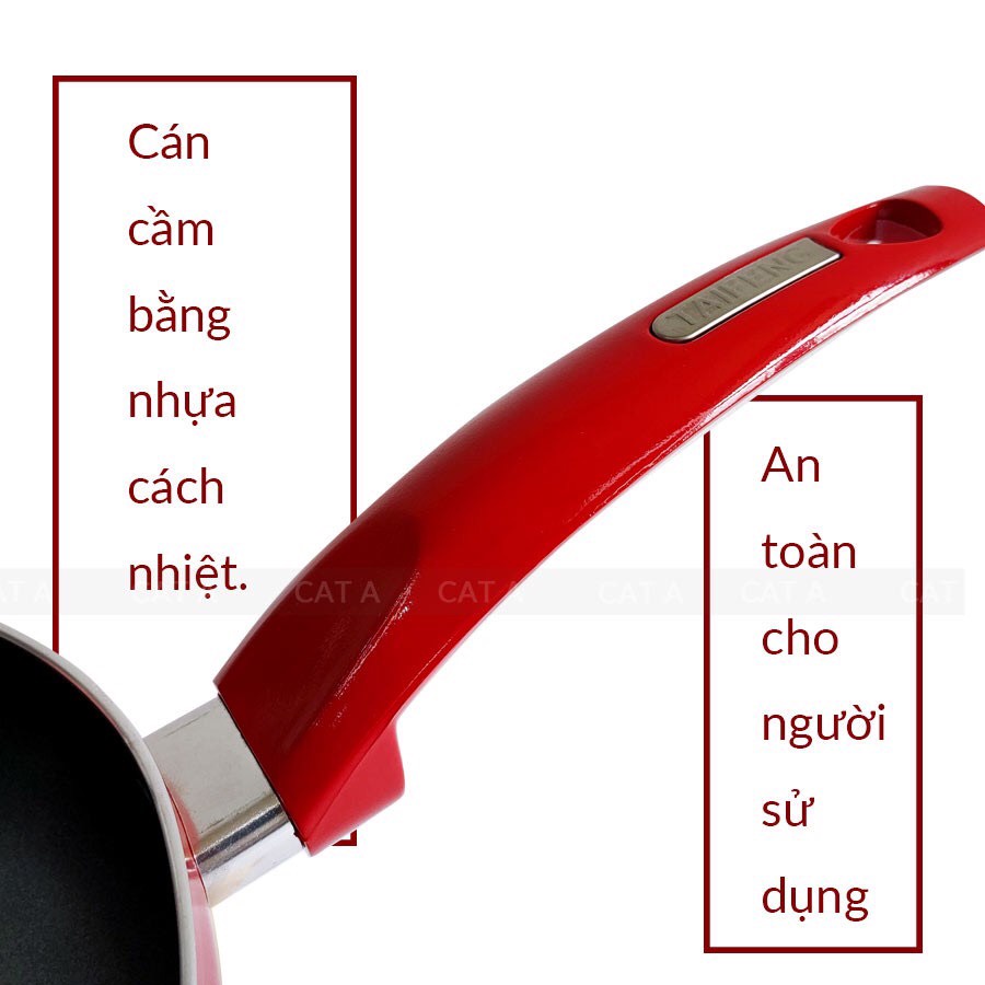 Chảo chống dính hợp kim , chảo bếp từ cao cấp TFFP-525-24 Tiện ích phù hợp với căn bếp của mọi nhà