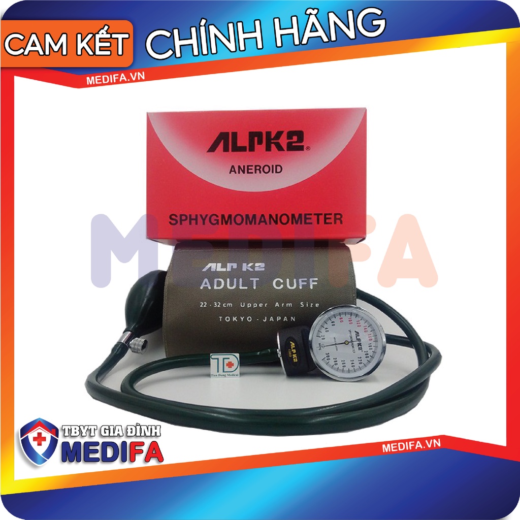 [chính hãng] Máy đo huyết áp cơ cao cấp ALPK2 NO-500-V tặng kèm tai nghe