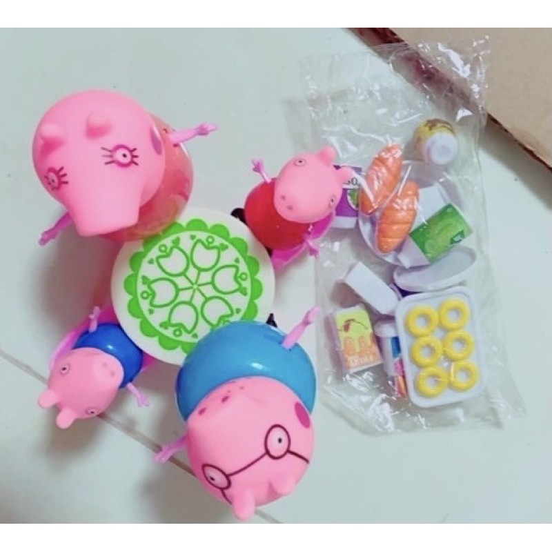 Đồ chơi gia đình heo peppa đi picnic