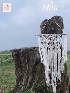 Macrame/dreamcatcher trang trí phong cách Bohemian