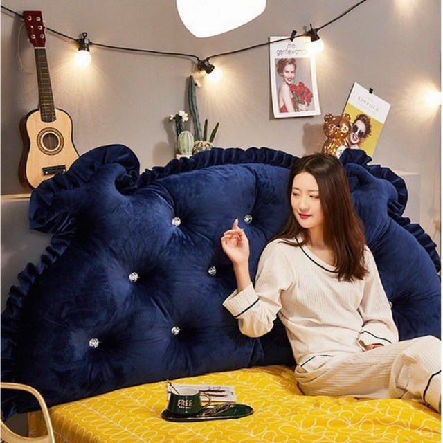 Gối tựa kê đầu giường nhiều màu sắc mẫu mã