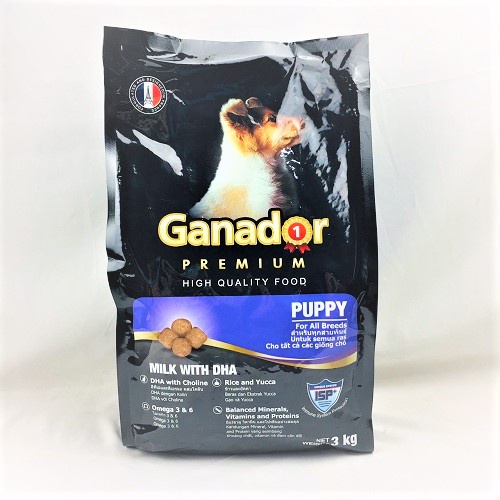 [CHÍNH HÃNG] THỨC ĂN GANADOR PUPPY VỊ SỮA - THÙNG 12KG