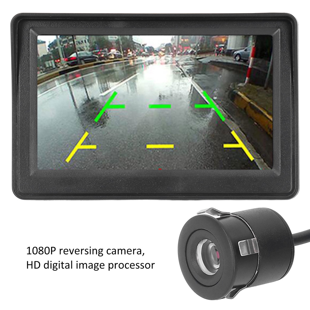 Có thể bán buôn Camera dự phòng giám sát ô tô 4.3 inch Bộ công cụ Hệ thống đỗ xe View phía sau Waterpoof Vermont055 Hàng giao ngay