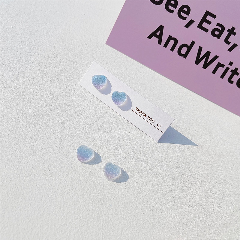 Bông tai trái tim kẹo dẻo đường ngọt ngào đáng yêu