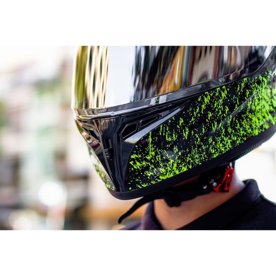 Mũ bảo hiểm Yohe Full.Face 978 Plus bản nâng cấp đuôi gió, mũ Phượt - nón bảo hiểm xe Motor. .