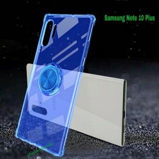 Ốp lưng Samsung Galaxy Note 10 Plus nhẫn giá đỡ Iring Trong màu cao cấp