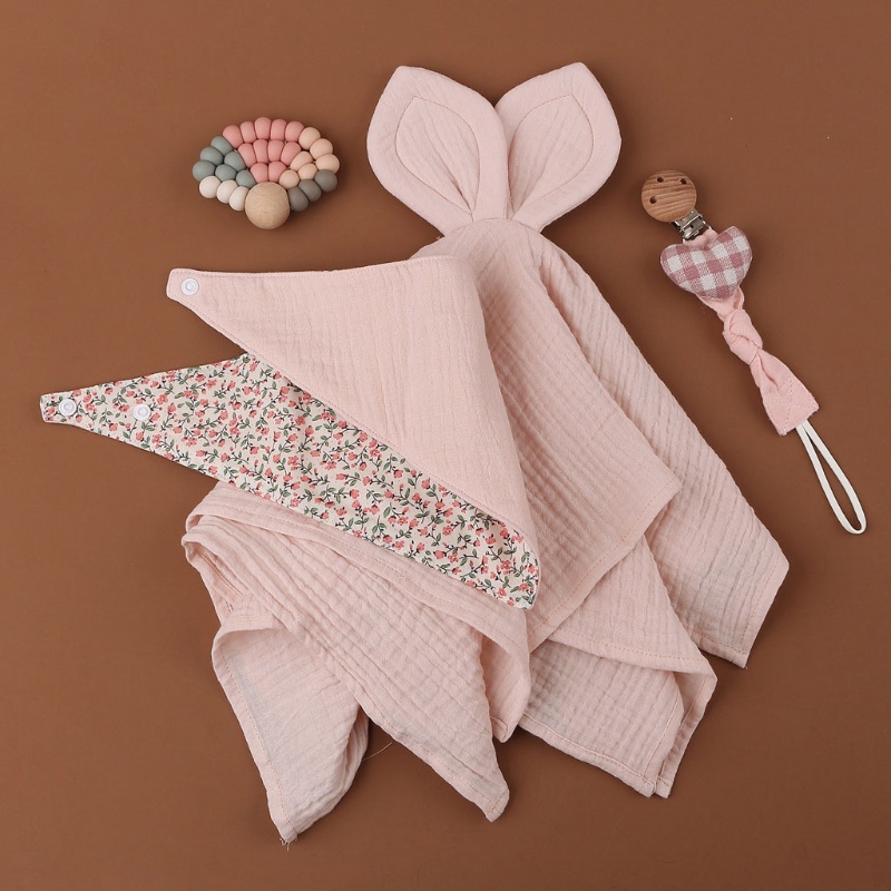 Giá Đỡ Núm Vú Nhồi Bông Cotton Mềm Mại Cho Bé Sơ Sinh