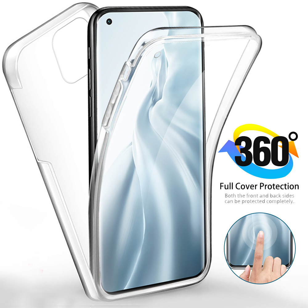 Ốp Lưng Silicone Mềm Chống Sốc 360 Độ Cho Xiaomi Mi 11 / 11 Pro / 11 Lite / Redmi Note 10 Pro Max