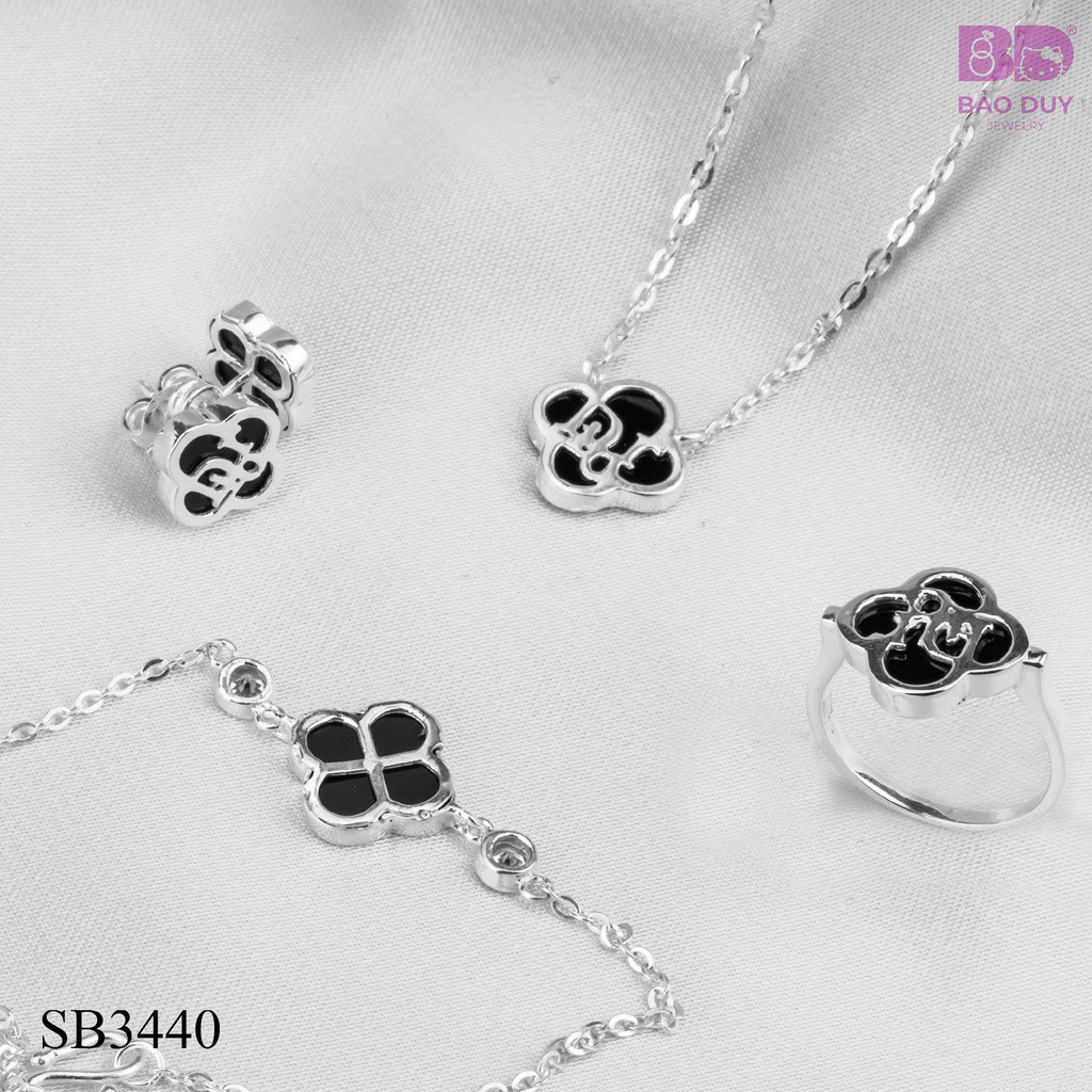 Bộ trang sức bạc BDSilver chữ Dior - SB3440