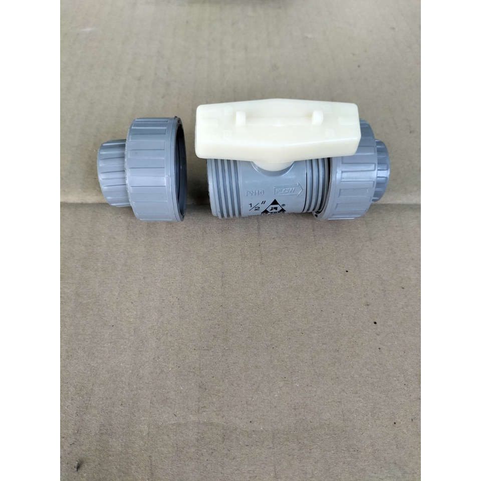 Van bi nhựa 2 đầu rắc co