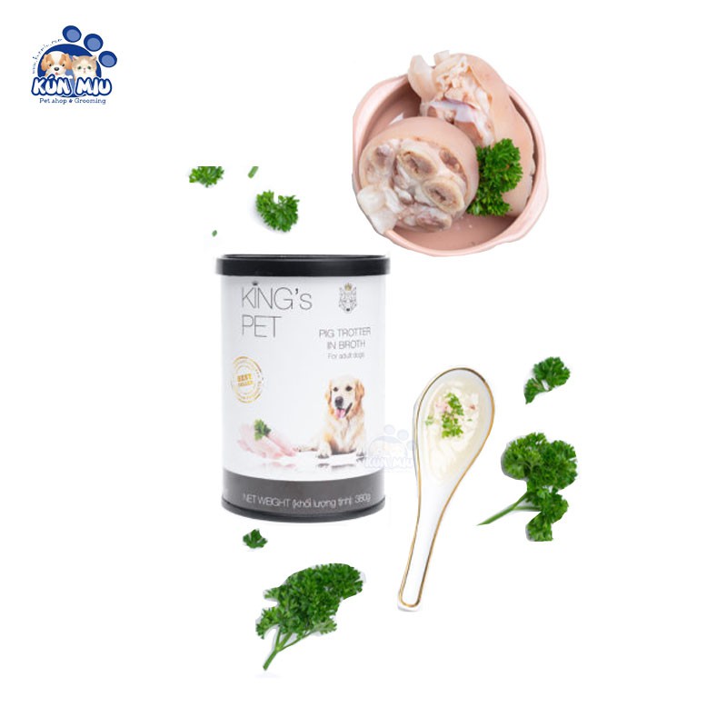 Pate Cho Chó King's Pet Vị Giò Heo Hầm Nước Dùng