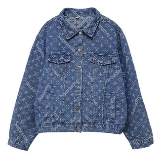 Áo khoác jean LV unisex