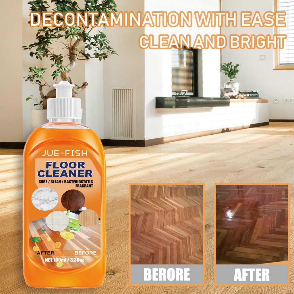 ♕ Nước lau sàn 100ml Sàn gỗ Ngói đá cẩm thạch Phổ biến Khử nhiễm mạnh Chất tẩy rửa Chất tẩy rửa Đồ nội thất Sàn nhà