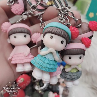 Móc khoá ông bà cụ (nhựa cứng xịn)