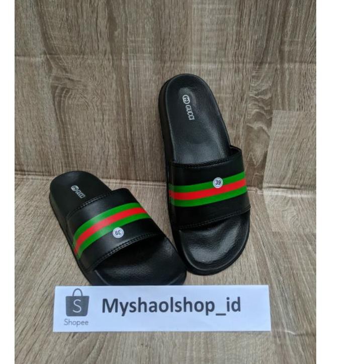 Dép Xỏ Ngón Gucci Màu Đen Size 36-43: D (2.2) Cho Nam Nữ