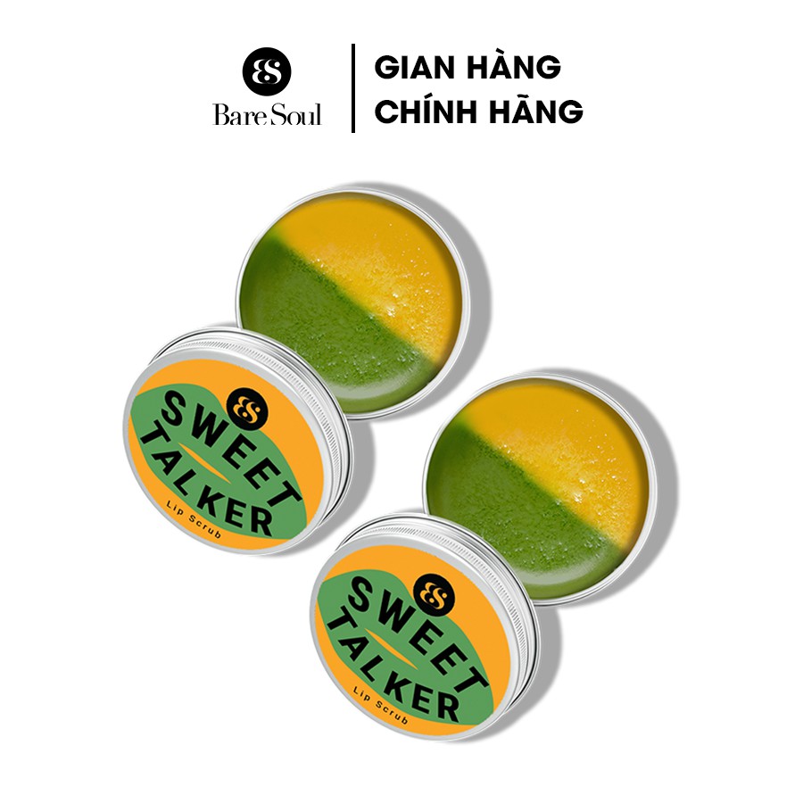 Combo 2 BareSoul Sweet Talker Lip Scrub son tẩy tế bào chết môi 20g/hộp