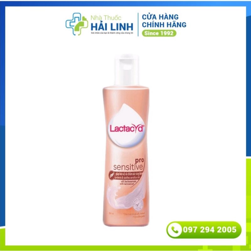 Dung dịch vệ sinh phụ nữ LACTACYD ⚡ Tặng quà ⚡ Chai 250ml Giúp bảo vệ dịu nhẹ cho làn da nhạy cảm