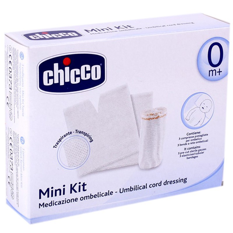 Bộ băng gạc quấn rốn Chicco