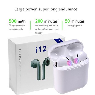 Tai Nghe i12 TWS Bluetooth 5.0 - CẢM ỨNG
