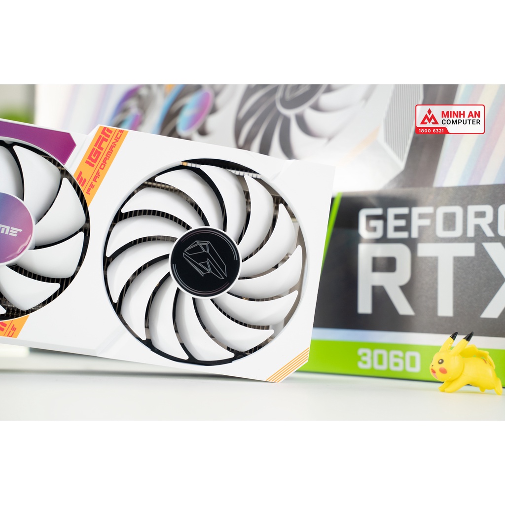 Card màn hình Colorful iGame Geforce RTX 3060 Ultra W OCV (White)