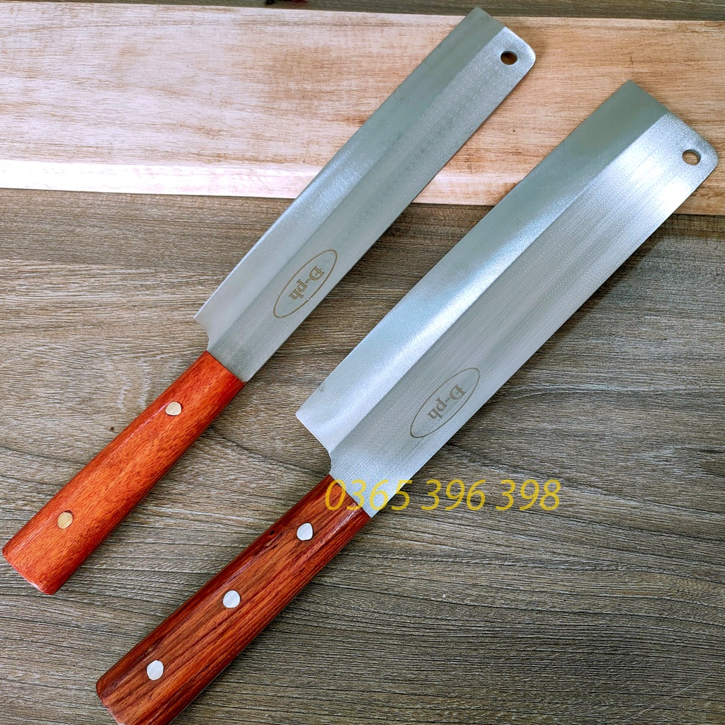 Dao làm bếp bộ 3 dao làm bằng thép trắng nhật không gỉ, được rèn thủ công 100% tại làng rèn lý Nhân Vĩnh Phúc ,chuyên ch