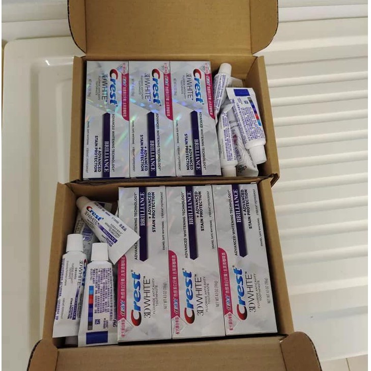 Set kem đánh răng CREST