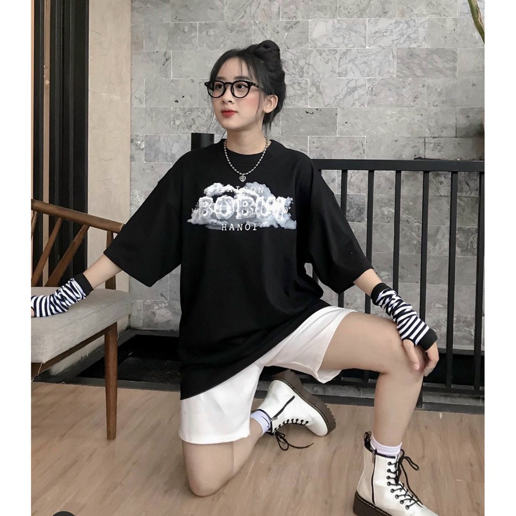 Áo Thun Nam Nữ Local Brand BOBUI Đám Mây Tay Lỡ Oversize Unisex Full Mạc