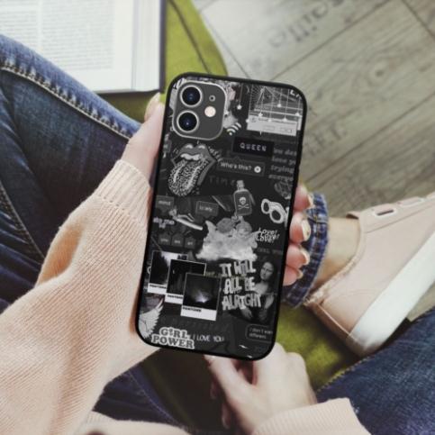 Ốp lưng iphone SAMSUNG poison and gun collage art kinetic art hoạ tiết  cho các dòng iPhone PAP20210793