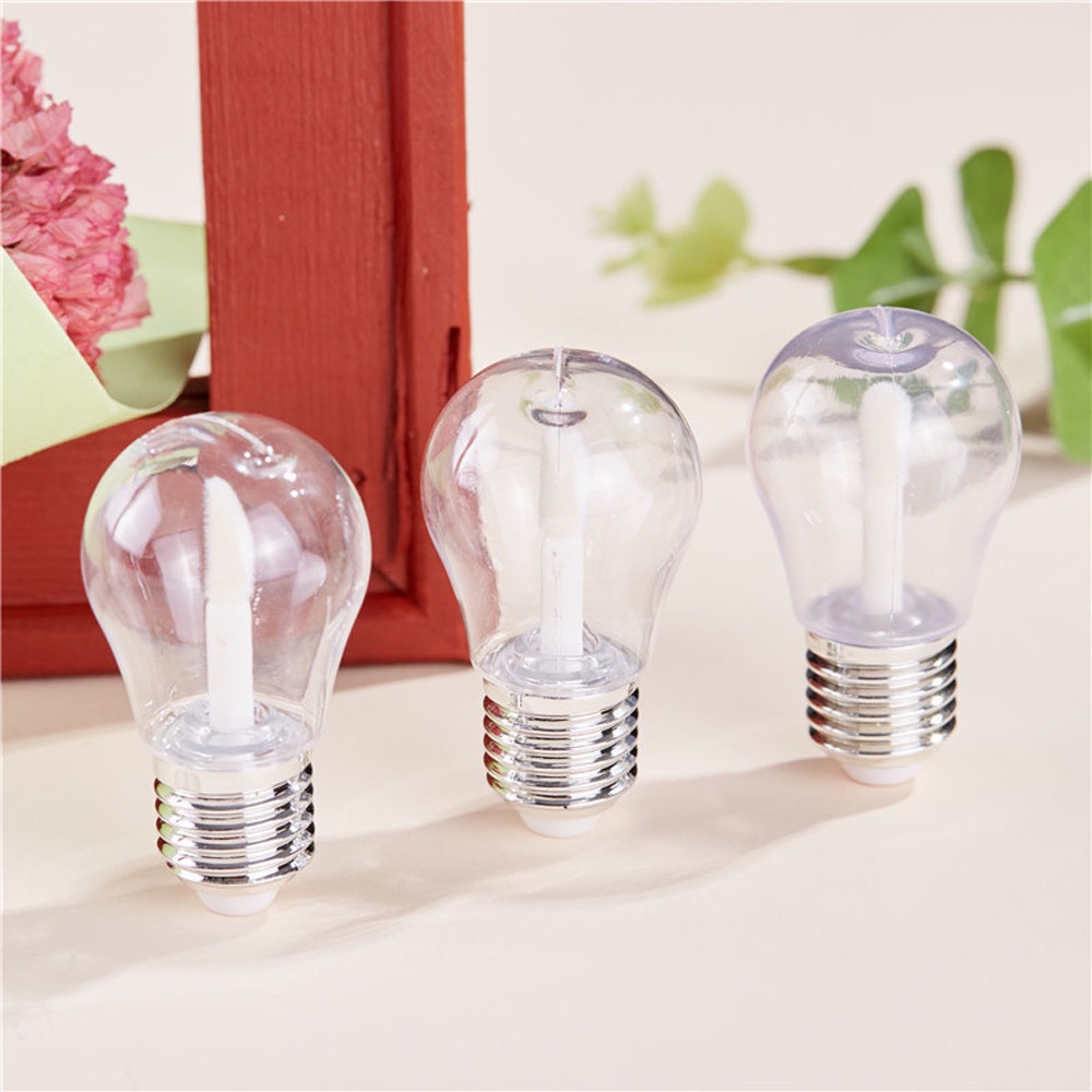 (Hàng Mới Về) Set 1 / 5 Ống Nhựa Rỗng Đựng Son Dưỡng Môi Hình Bóng Đèn Mini 9ml