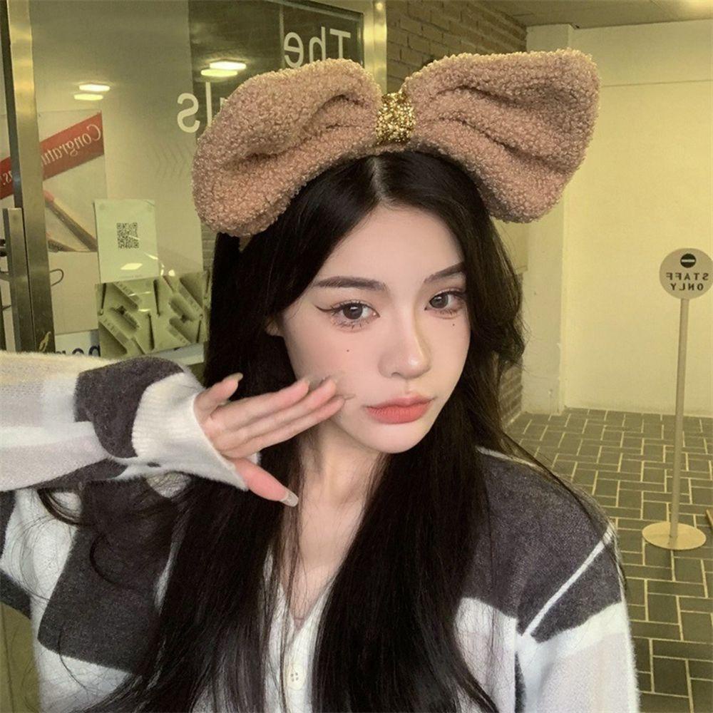 Băng Đô Thắt Nơ Bằng Vải Bông Dễ Thương Để Hóa Trang Cho Bé Gái