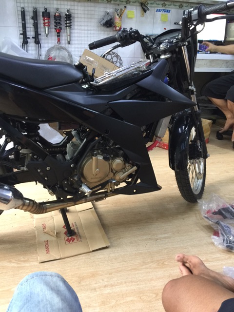 CỔ PÔ MÀU 2 KHÚC INDONESIA CHO RAIDER SATRIA FI NHẬP KHẨU CHÍNH HÃNG