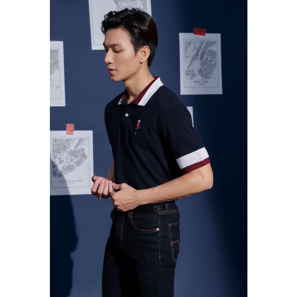 Áo thun polo nam HUSBEAR vải cá sấu cotton xuất xịn, chuẩn form - HUSSIO