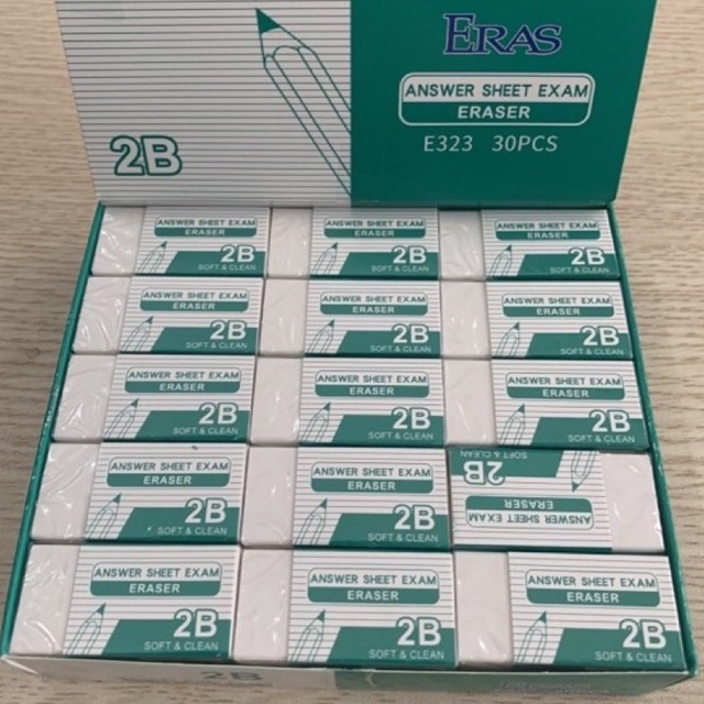 Sỉ hộp gôm tẩy chì 30c chính hãng Eras E323 2B