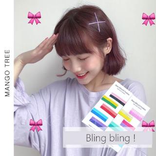 20 Kẹp Tóc Kim Loại Màu Trơn Thời Trang Dễ Thương