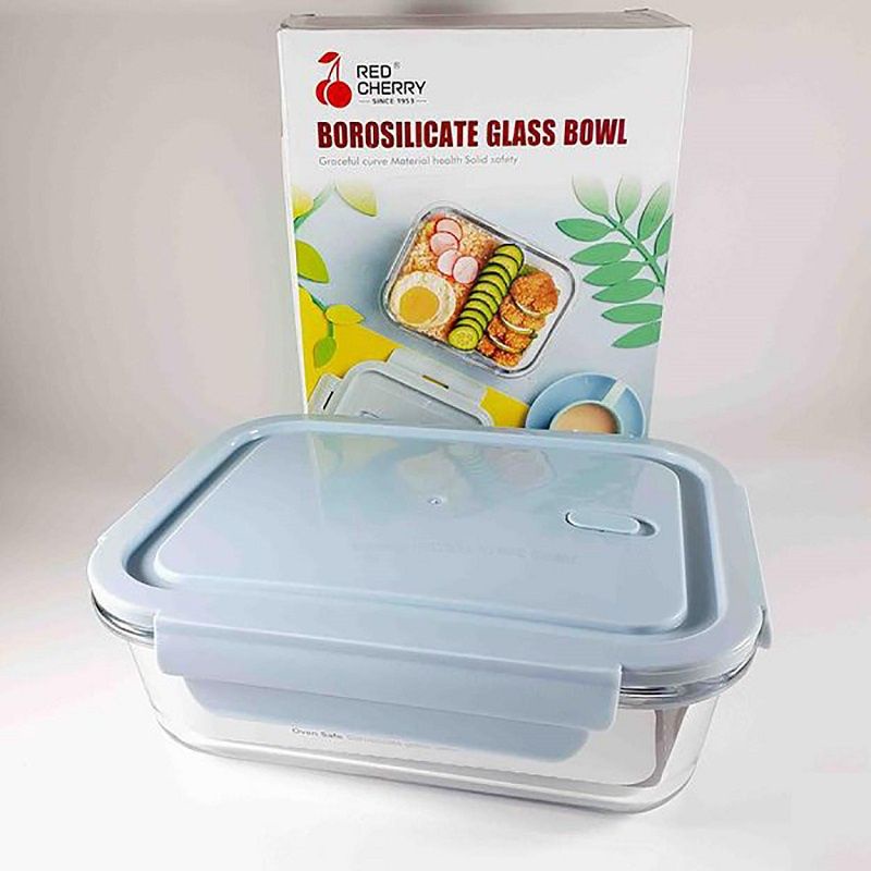 Hộp Thủy Tinh Chữ Nhật 1040ml - Hộp Cơm Văn Phòng Tiện Dụng