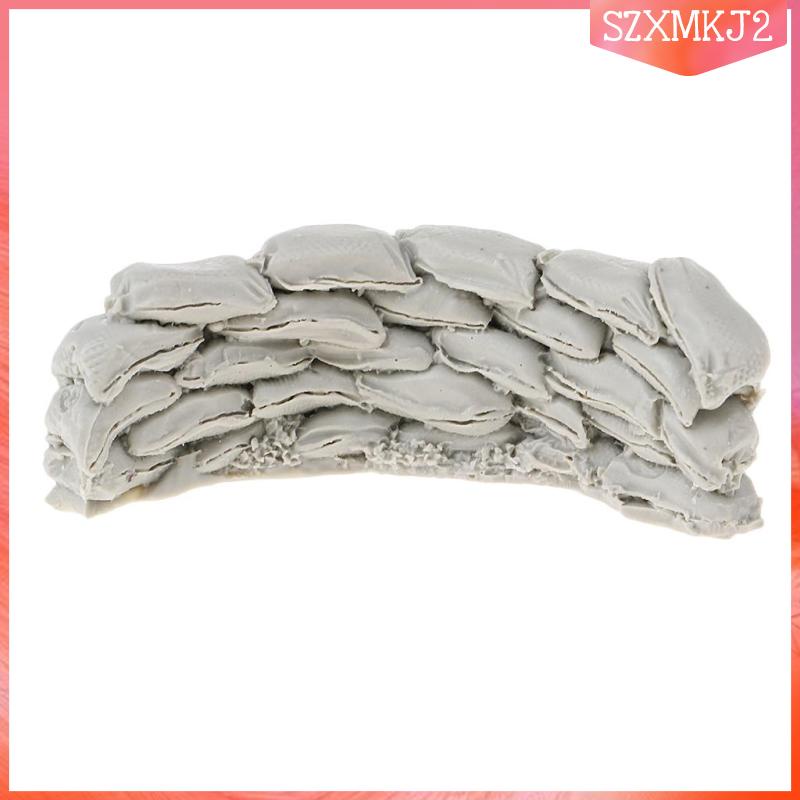 Mô Hình Tường Phong Cảnh 7.5x2.5cm DIY Bằng Nhựa Resin Không Sơn 1: 35