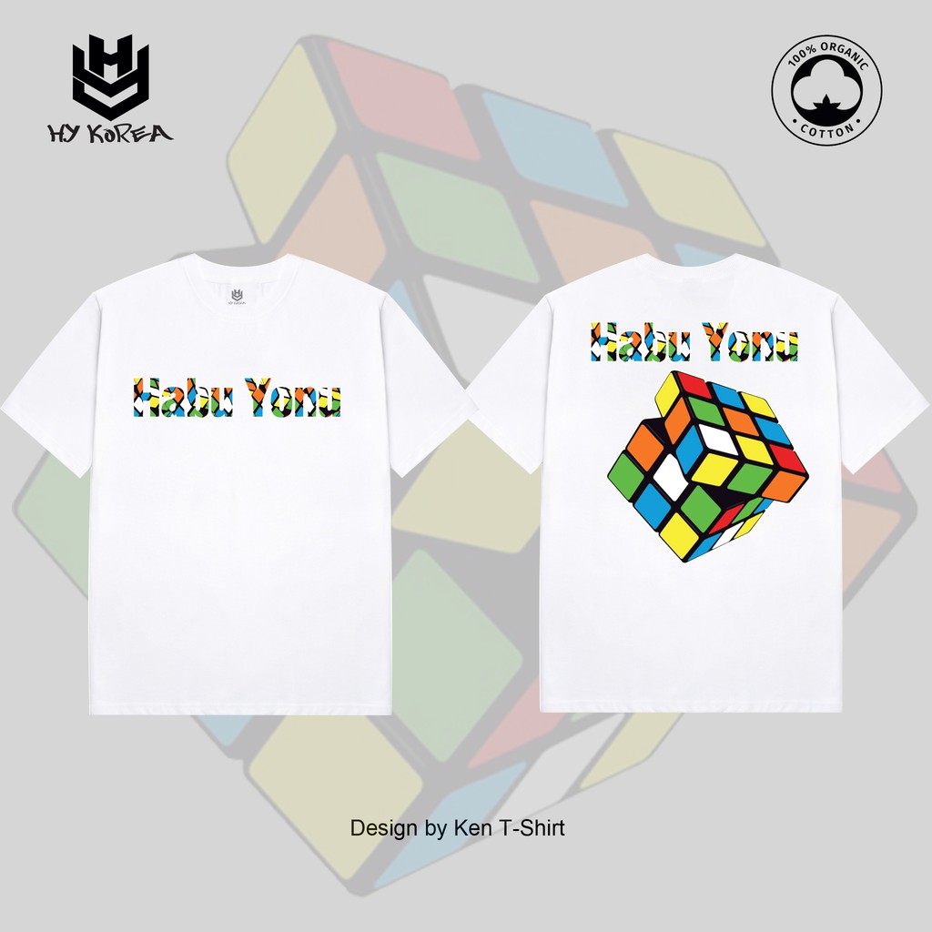 Áo Thun Tay Lỡ HY Korea In Hình RuBik Habu Yuno 176.